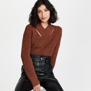Proenza Schouler 100% Wool Cut Out Sweater